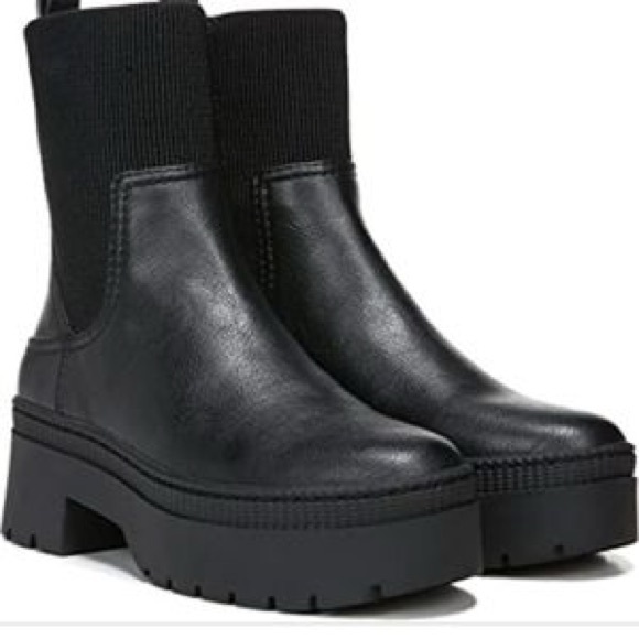 Zodiac | Roxie black platform block heel boots size 6.5 - Picture 7 of 9